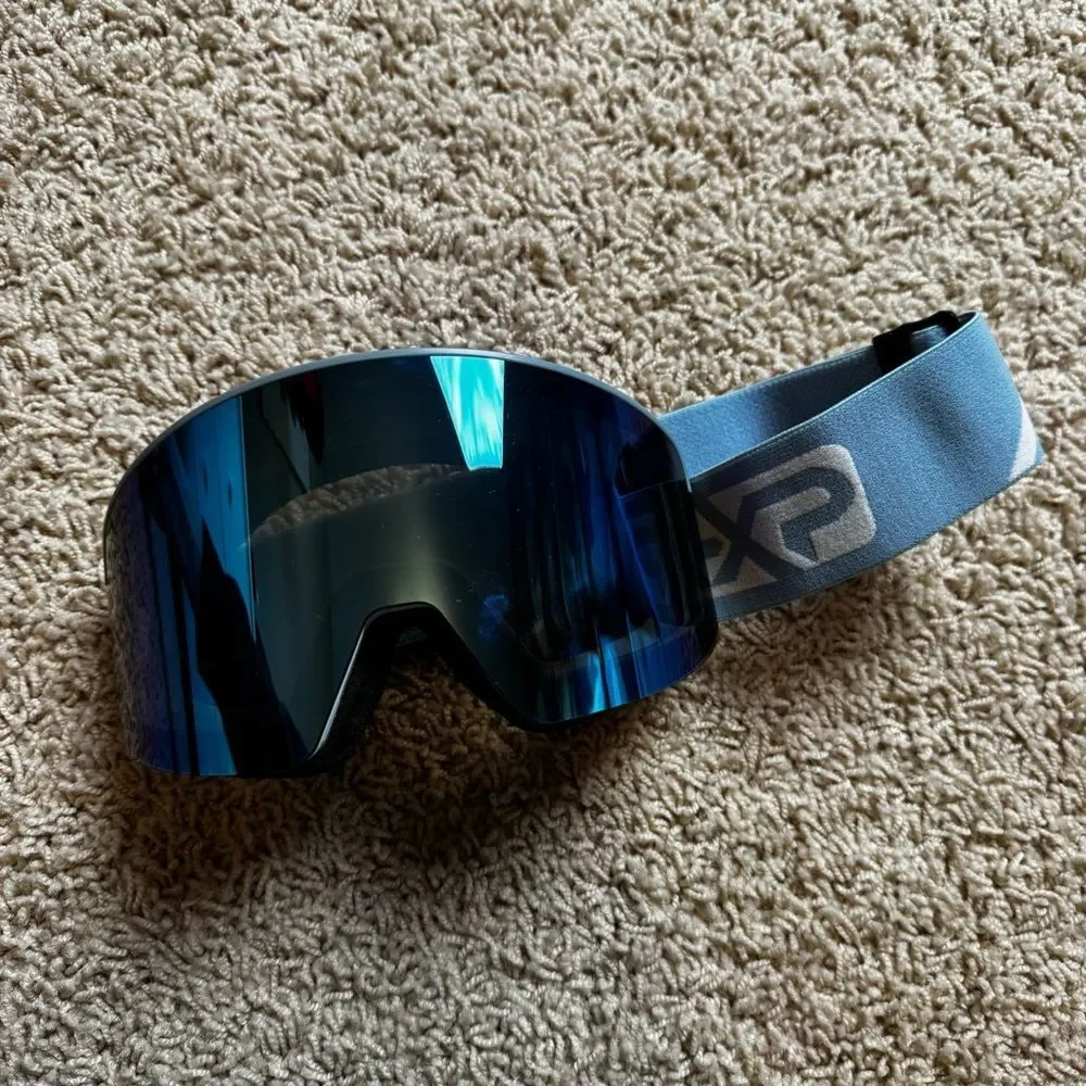 Ski/Snowboard Goggles, Magnetic Lens Snow Goggles with Anti-Fog & UV400